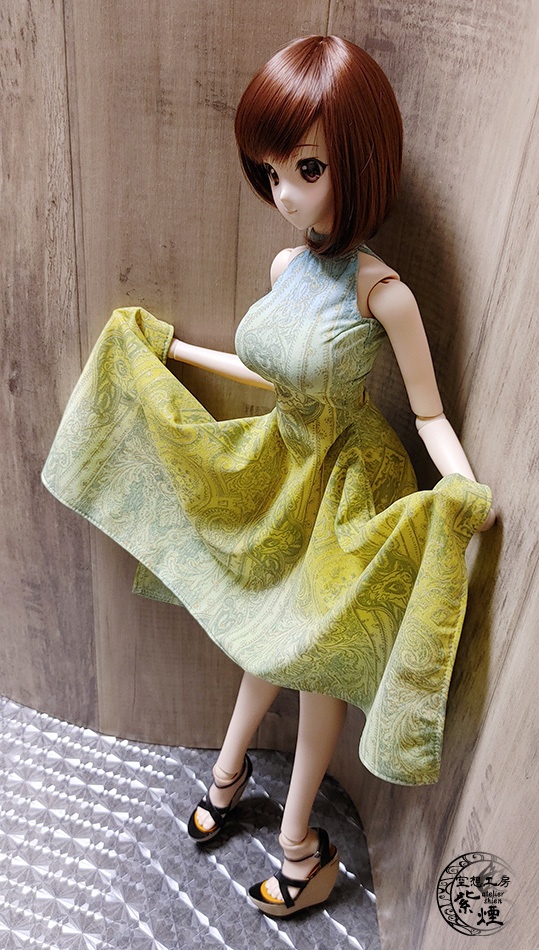 ※終了※ Smart Doll イレギュラーヘムラインワンピース エキゾチックパターン (限定)