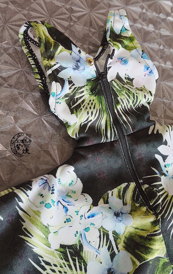 Smart Doll イレギュラーヘムラインワンピース ボタニカルver7 "ミスティカルフラワー"