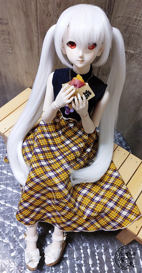 Smart Doll ドッキングワンピース ストライプ×チェック