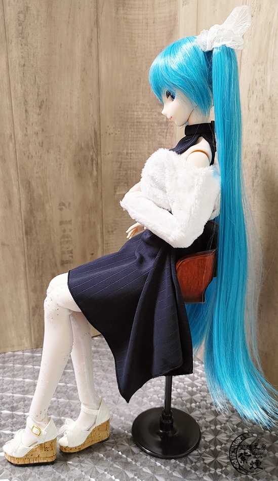 ※終了※　Smart Doll　イレギュラーヘムラインワンピース＆ファートップスセット　(限定)
