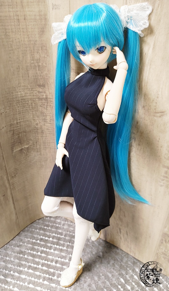 ※終了※　Smart Doll　イレギュラーヘムラインワンピース＆ファートップスセット　(限定)