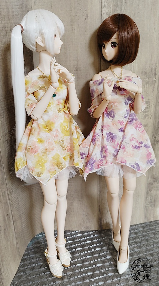 Smart Doll オフショルスクエアワンピース (数量限定)