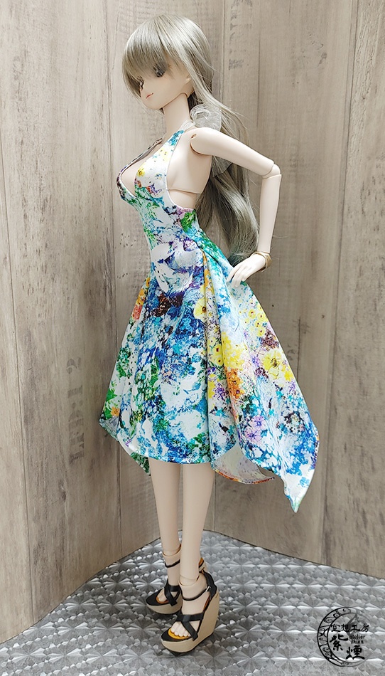 Smart Doll イレギュラーヘムラインワンピース ボタニカルver8 "ミッドサマー" (限定)