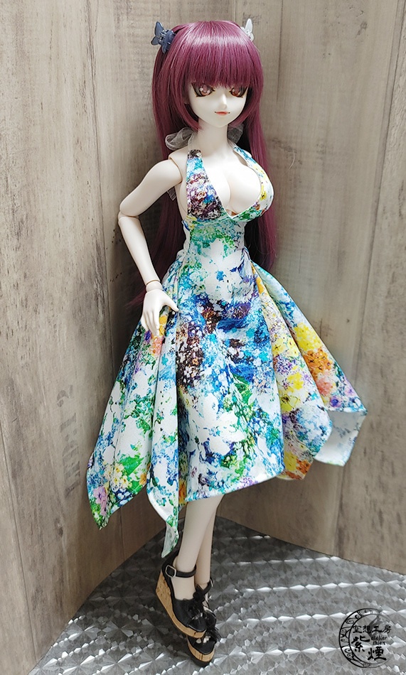 Smart Doll イレギュラーヘムラインワンピース ボタニカルver8 "ミッドサマー" (限定)