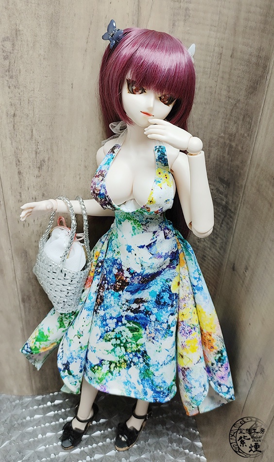 Smart Doll イレギュラーヘムラインワンピース ボタニカルver8 "ミッドサマー" (限定)