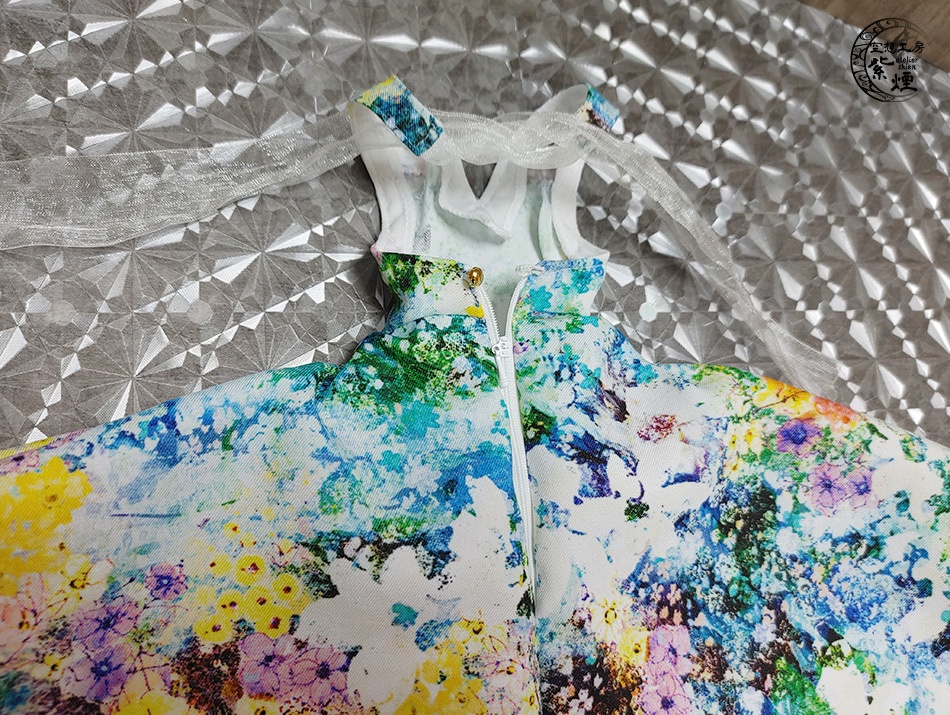 Smart Doll イレギュラーヘムラインワンピース ボタニカルver8 "ミッドサマー" (限定)