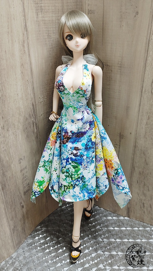 Smart Doll イレギュラーヘムラインワンピース ボタニカルver8 "ミッドサマー" (限定)