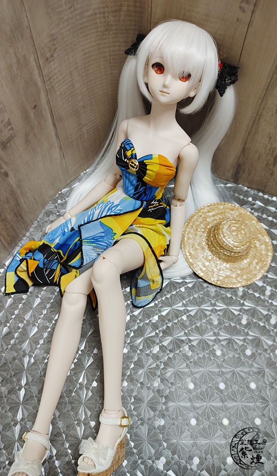 Smart Doll イレギュラーヘムラインワンピース ボタニカルver9 "サマーバカンス" (限定)