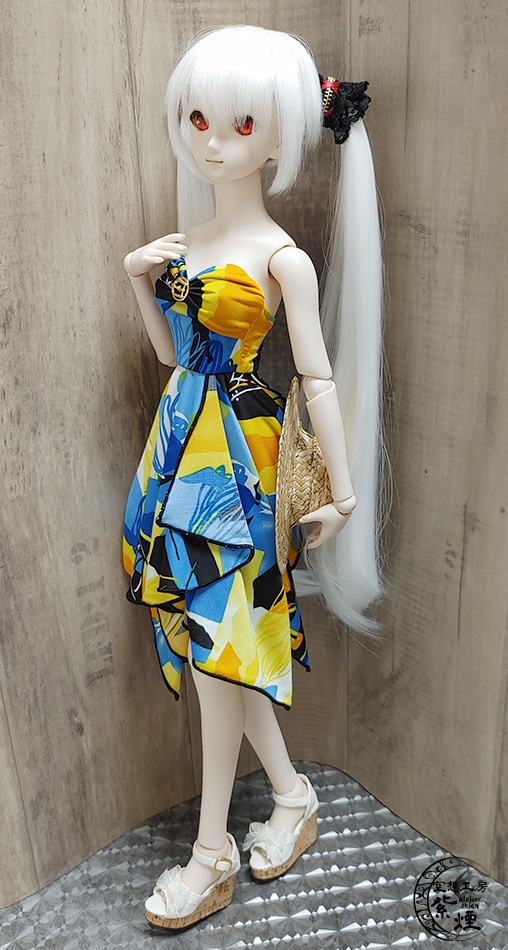 Smart Doll イレギュラーヘムラインワンピース ボタニカルver9 "サマーバカンス" (限定)