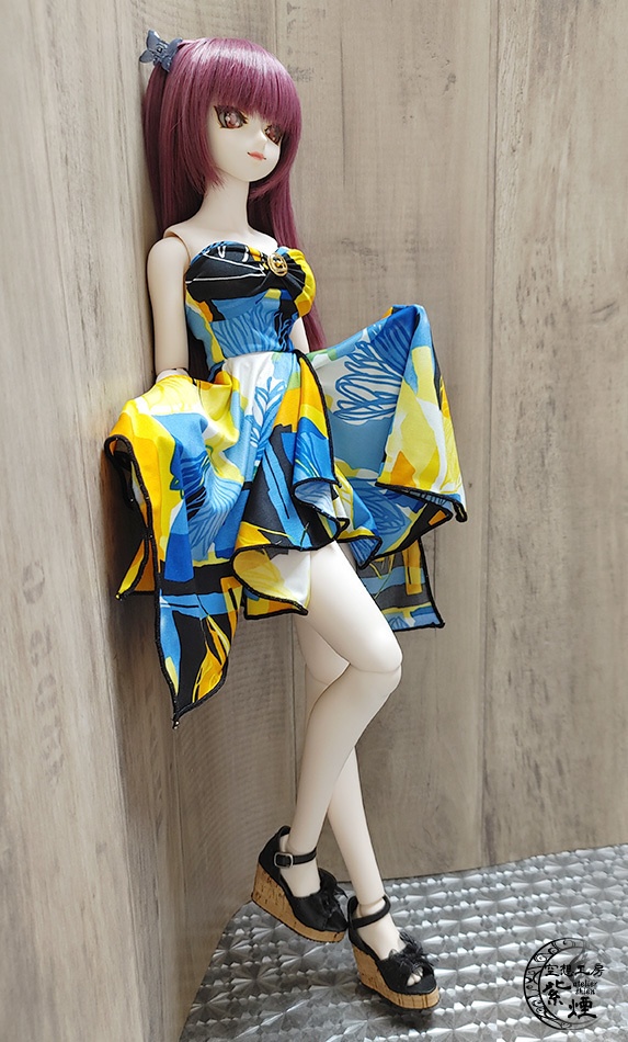 Smart Doll イレギュラーヘムラインワンピース ボタニカルver9 "サマーバカンス" (限定)