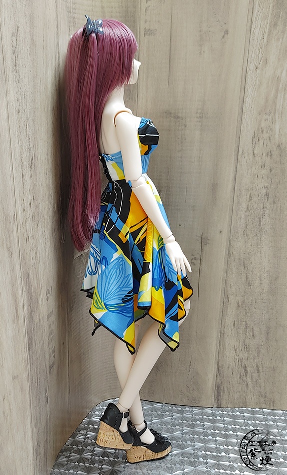 Smart Doll イレギュラーヘムラインワンピース ボタニカルver9 "サマーバカンス" (限定)