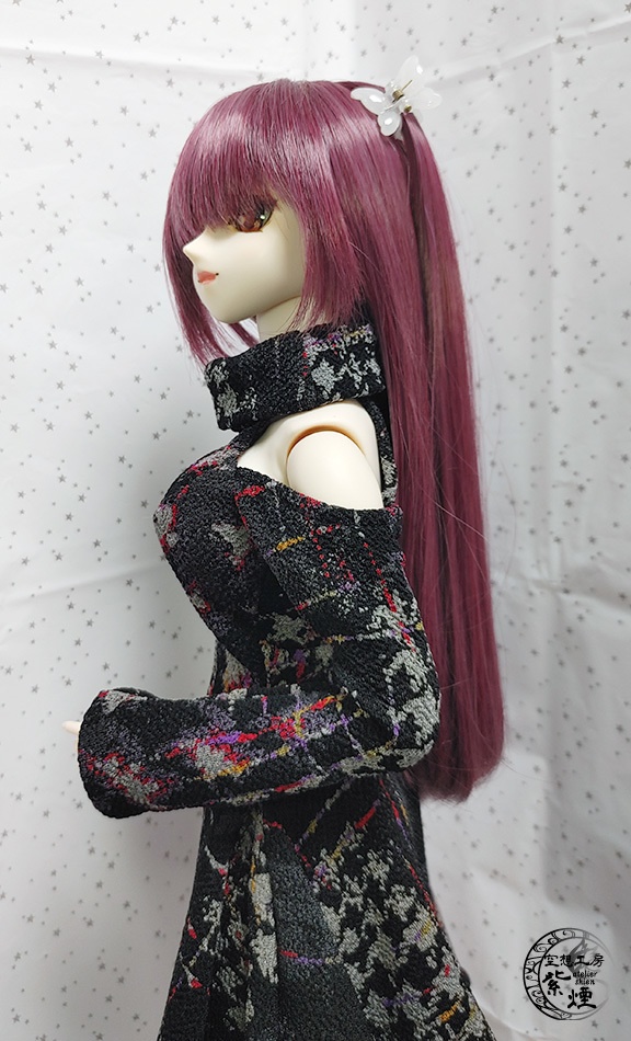 Smart Doll スクエアニットワンピース 千鳥格子柄 (限定)