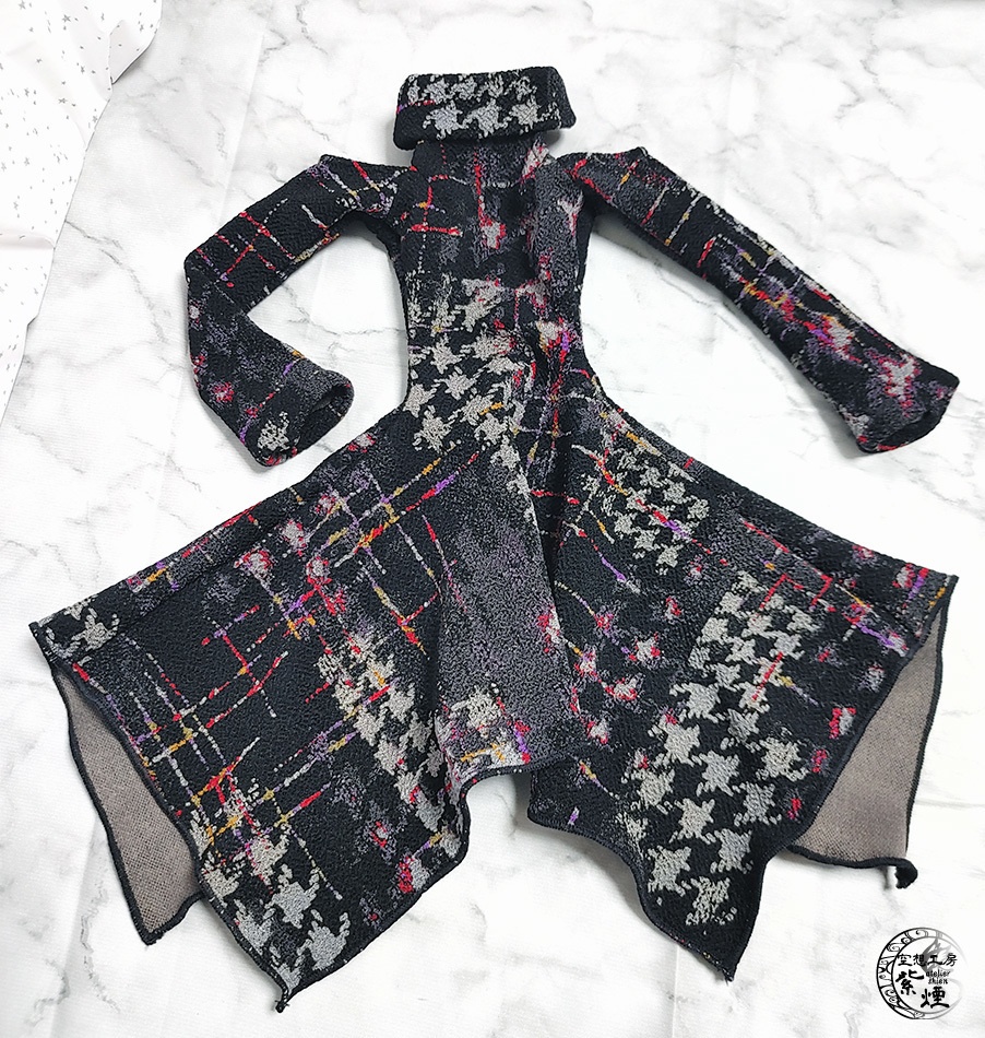 Smart Doll スクエアニットワンピース 千鳥格子柄 (限定)