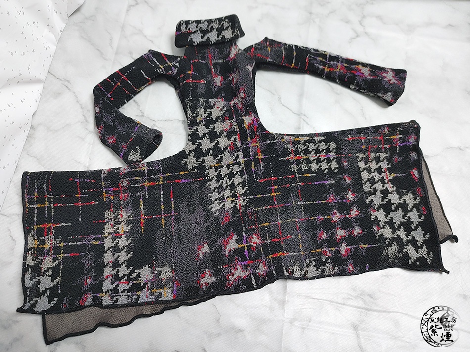 Smart Doll スクエアニットワンピース 千鳥格子柄 (限定)