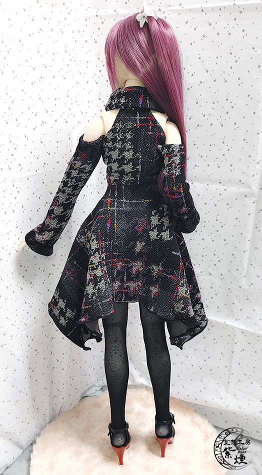 Smart Doll スクエアニットワンピース 千鳥格子柄 (限定)