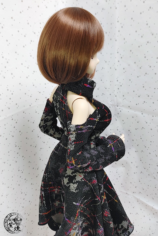 Smart Doll スクエアニットワンピース 千鳥格子柄 (限定)