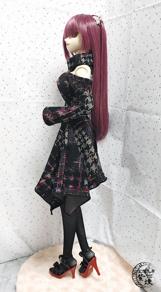 Smart Doll スクエアニットワンピース 千鳥格子柄 (限定)