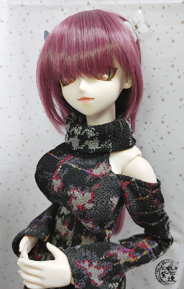 Smart Doll スクエアニットワンピース 千鳥格子柄 (限定)