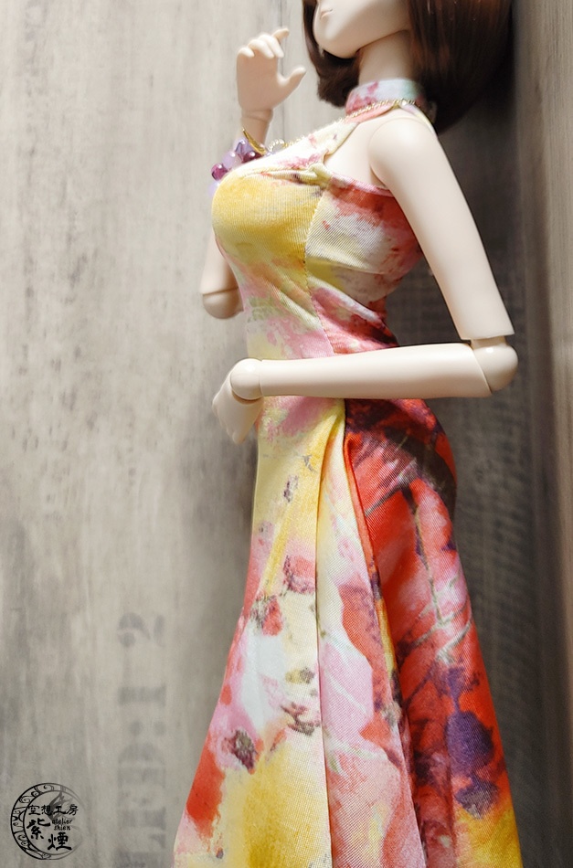 Smart Doll イレギュラーヘムラインワンピース ボタニカルver10 "スプリングフラワー" (数量限定)