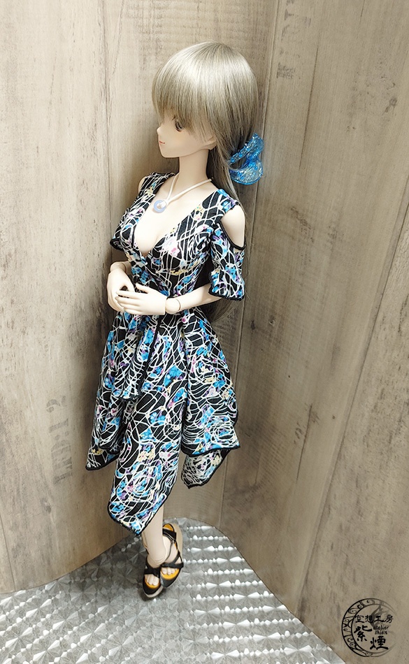 Smart Doll イレギュラーヘムラインワンピース ボタニカルver11 "プリズムフラワー" (限定)