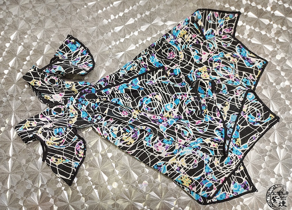 Smart Doll イレギュラーヘムラインワンピース ボタニカルver11 "プリズムフラワー" (限定)