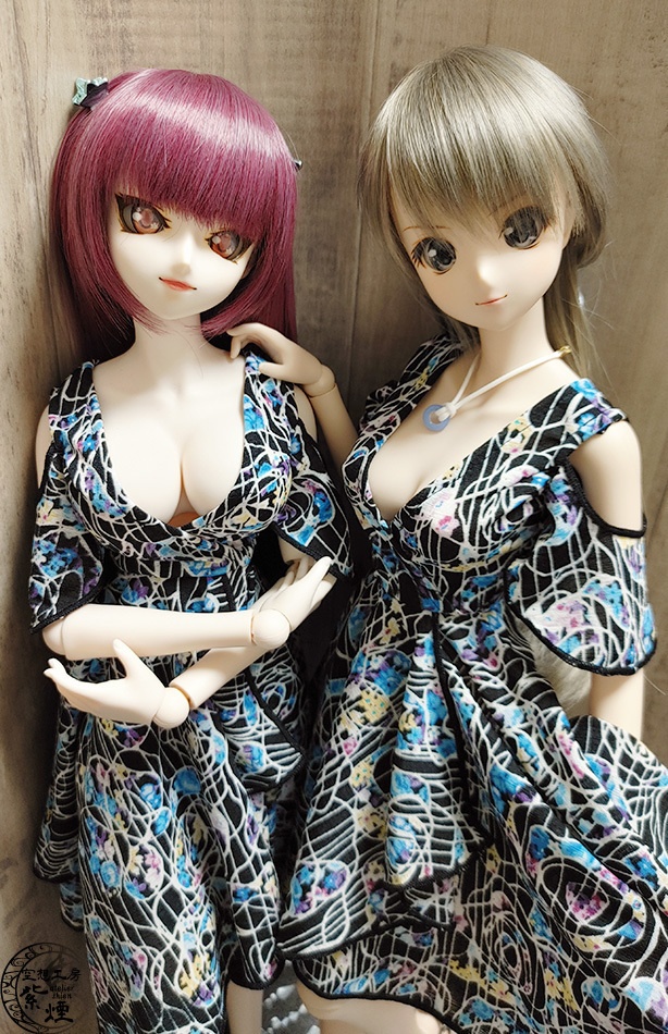 Smart Doll イレギュラーヘムラインワンピース ボタニカルver11 "プリズムフラワー" (限定)