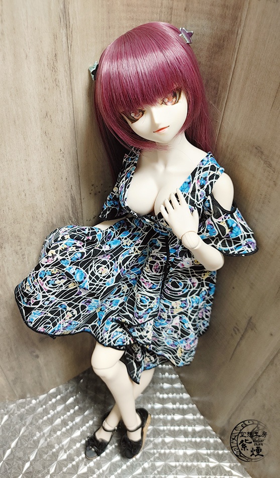 Smart Doll イレギュラーヘムラインワンピース ボタニカルver11 "プリズムフラワー" (限定)