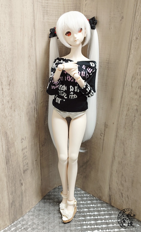 フェイクレザーショートパンツ プラチナ:Smart Doll・DD・DDdy用