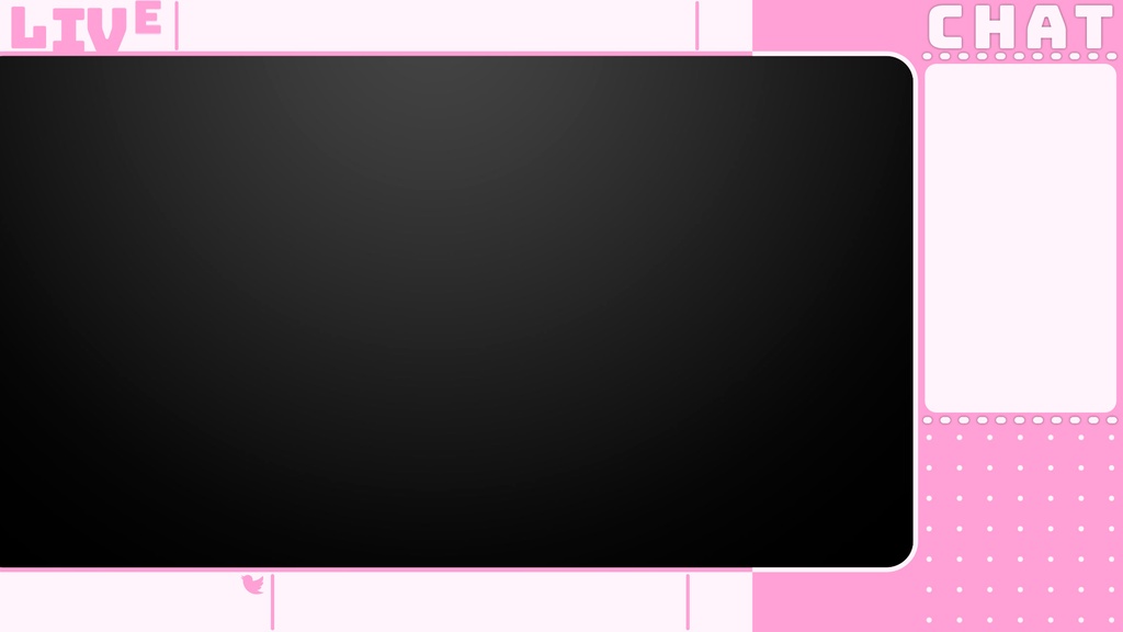 【5カラー】動く配信 オーバーレイ【配信画面】