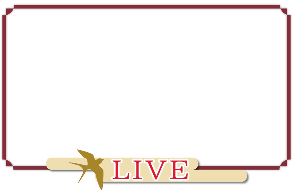 【配信セット】動く配信用オーバーレイ フレームセット【和風】