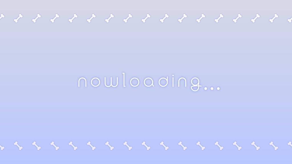 【シンプル】イヌ・ネコの動く待機画面&オーバーレイ【配信画面】