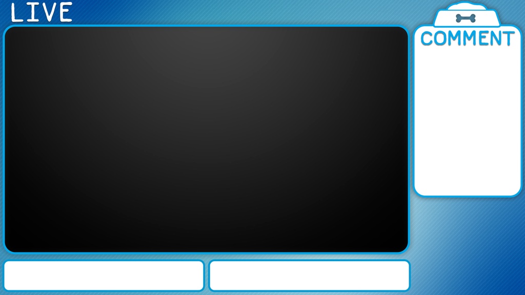 【シンプル】イヌ・ネコの動く待機画面&オーバーレイ【配信画面】