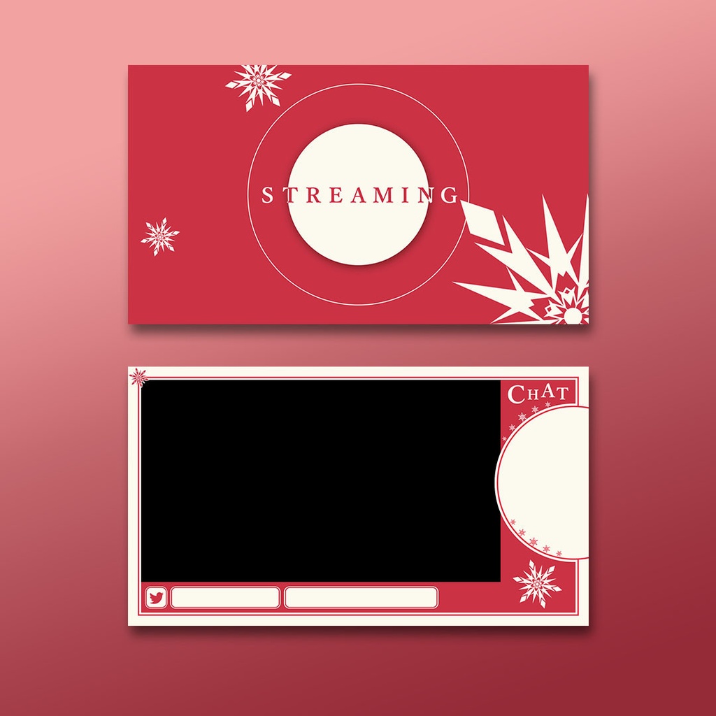 【6カラー】動く配信用 オーバーレイ&待機画面