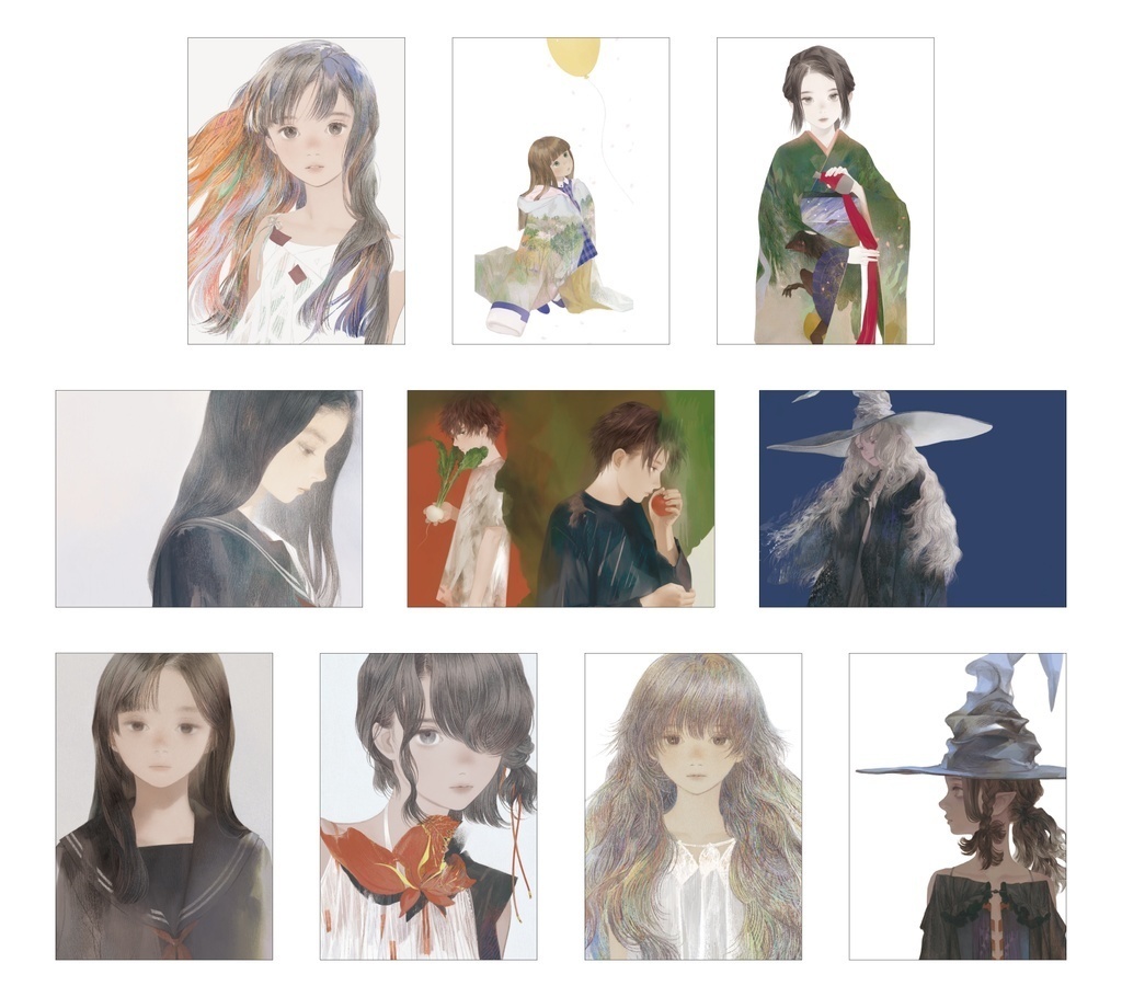 【ランダムA4ポスター2枚付き】またよし画集「ticket」+ ランダムA4ポスター2枚付き限定版