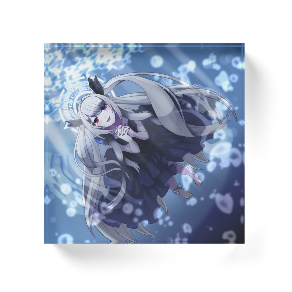 うたみたイラスト 深海 アクリルブロック