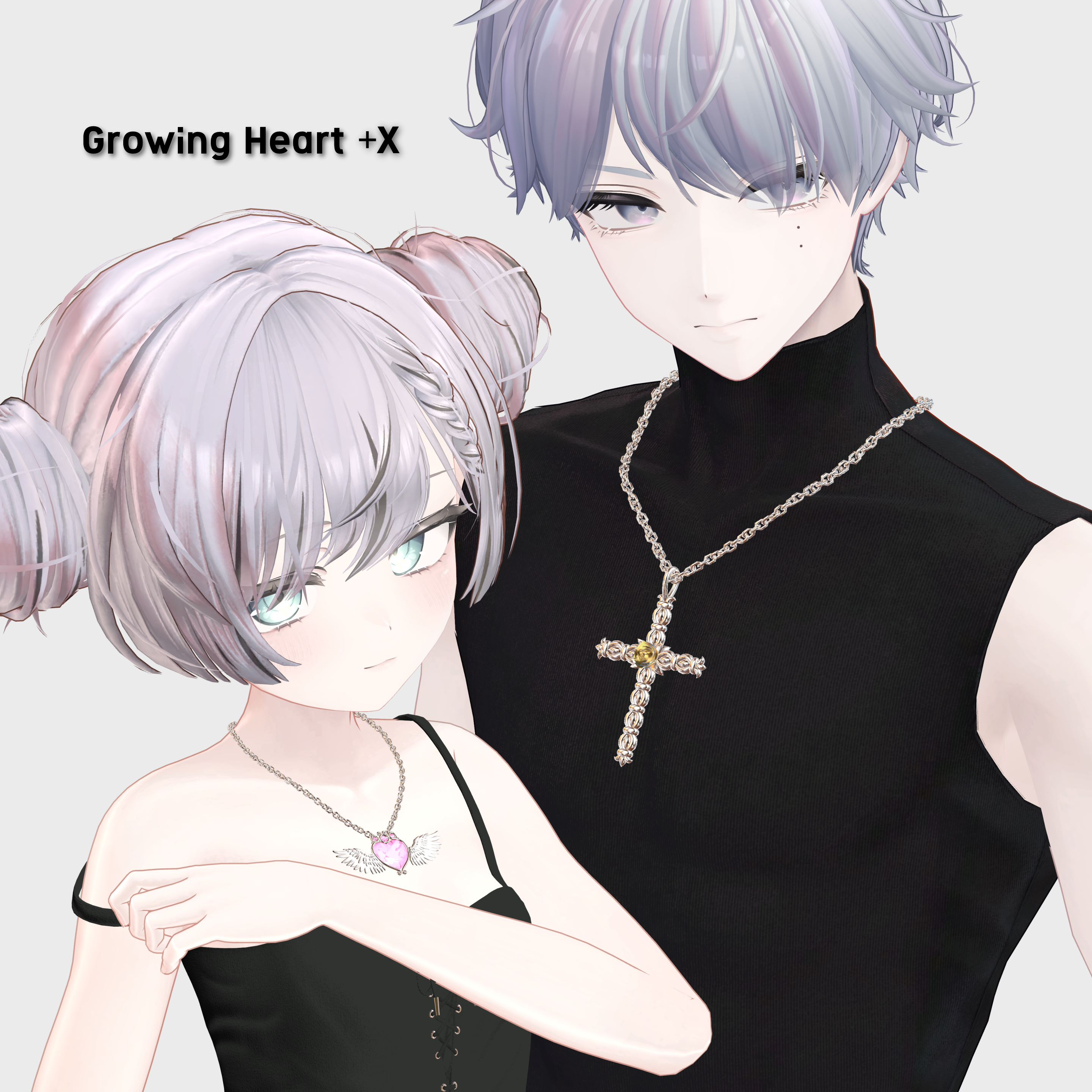 ネックレス4種セット【Growing Heart +x】