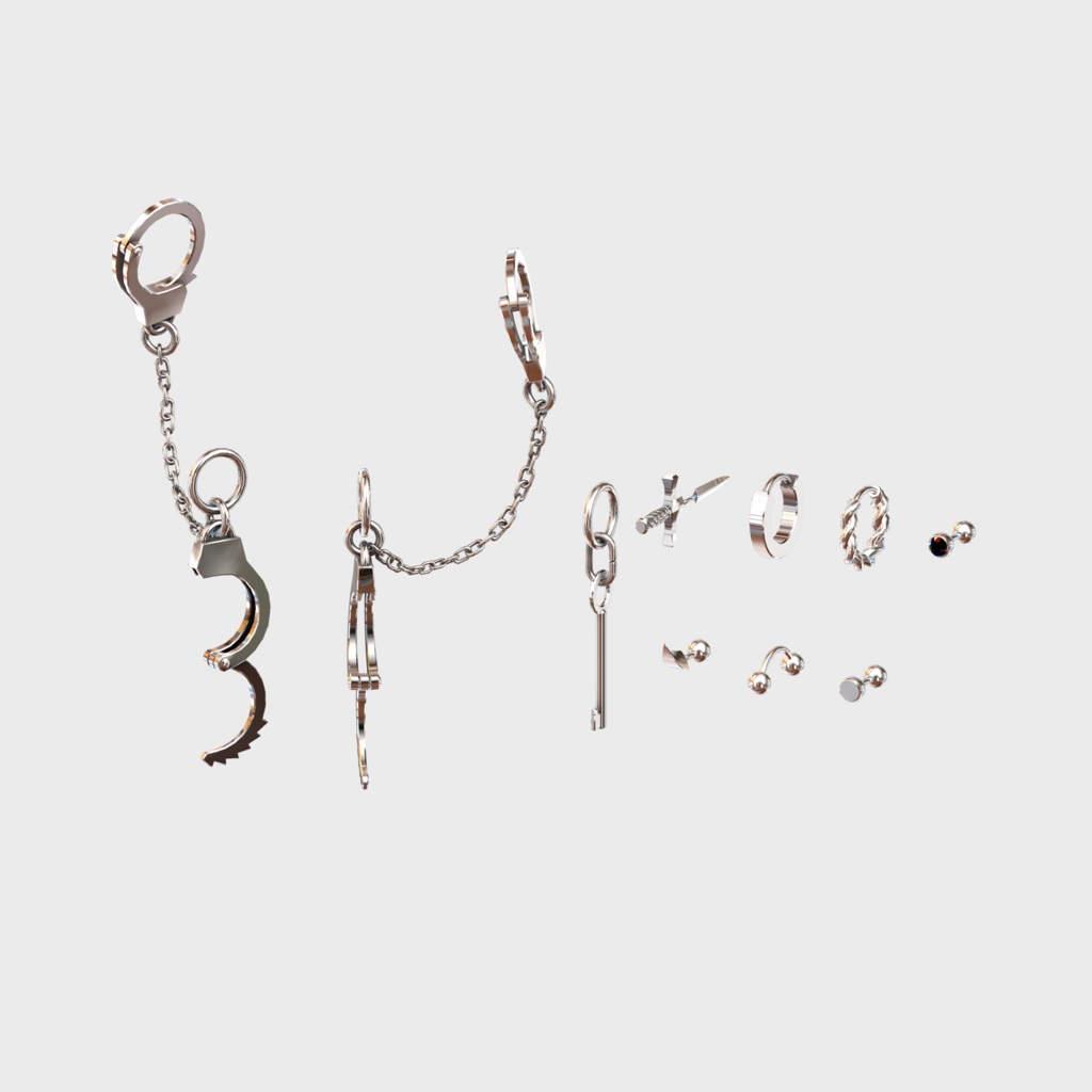 ピアス10種+リングセット【Cell No.925】