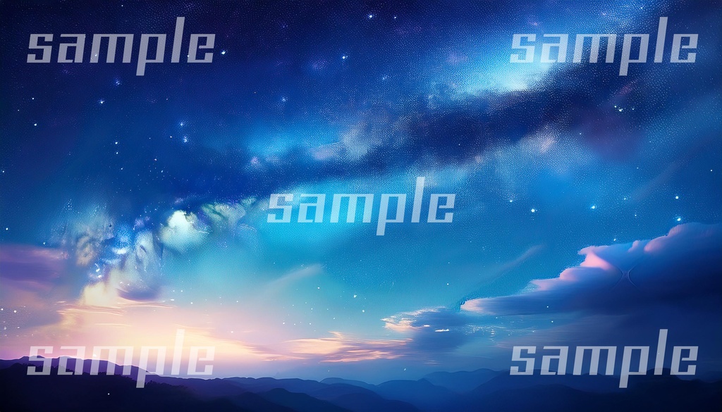【背景素材】夜空の向こう