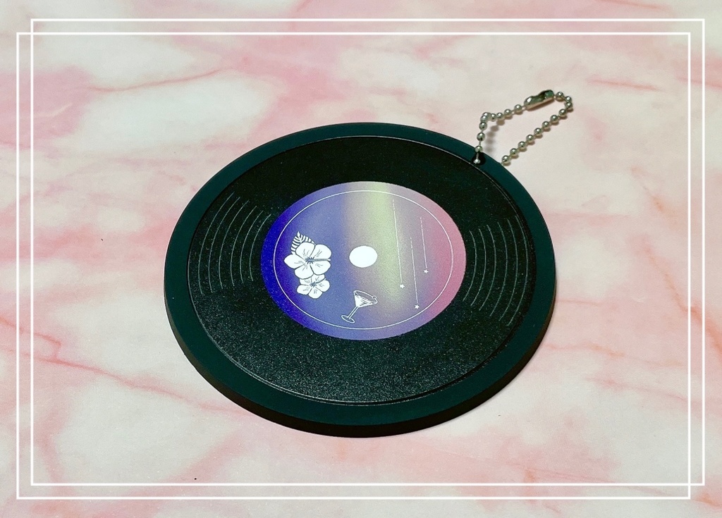 レコード風ラバーコースター - primal睡眠 - BOOTH