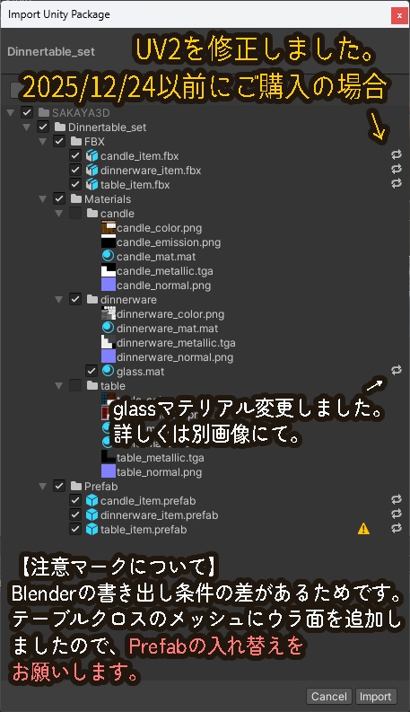 ディナーテーブルセット38点<修正版>