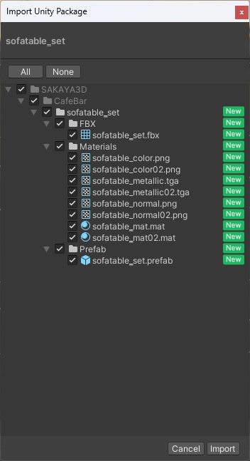 <Cafe&Bar Series>ソファー・テーブル・椅子・飾り棚セット 8点 2色展開