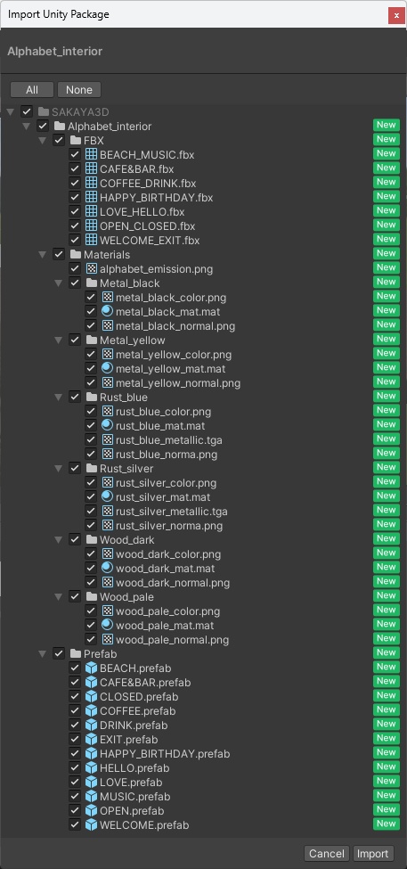 <Cafe&Bar Series>アルファベット インテリア Alphabet Interior