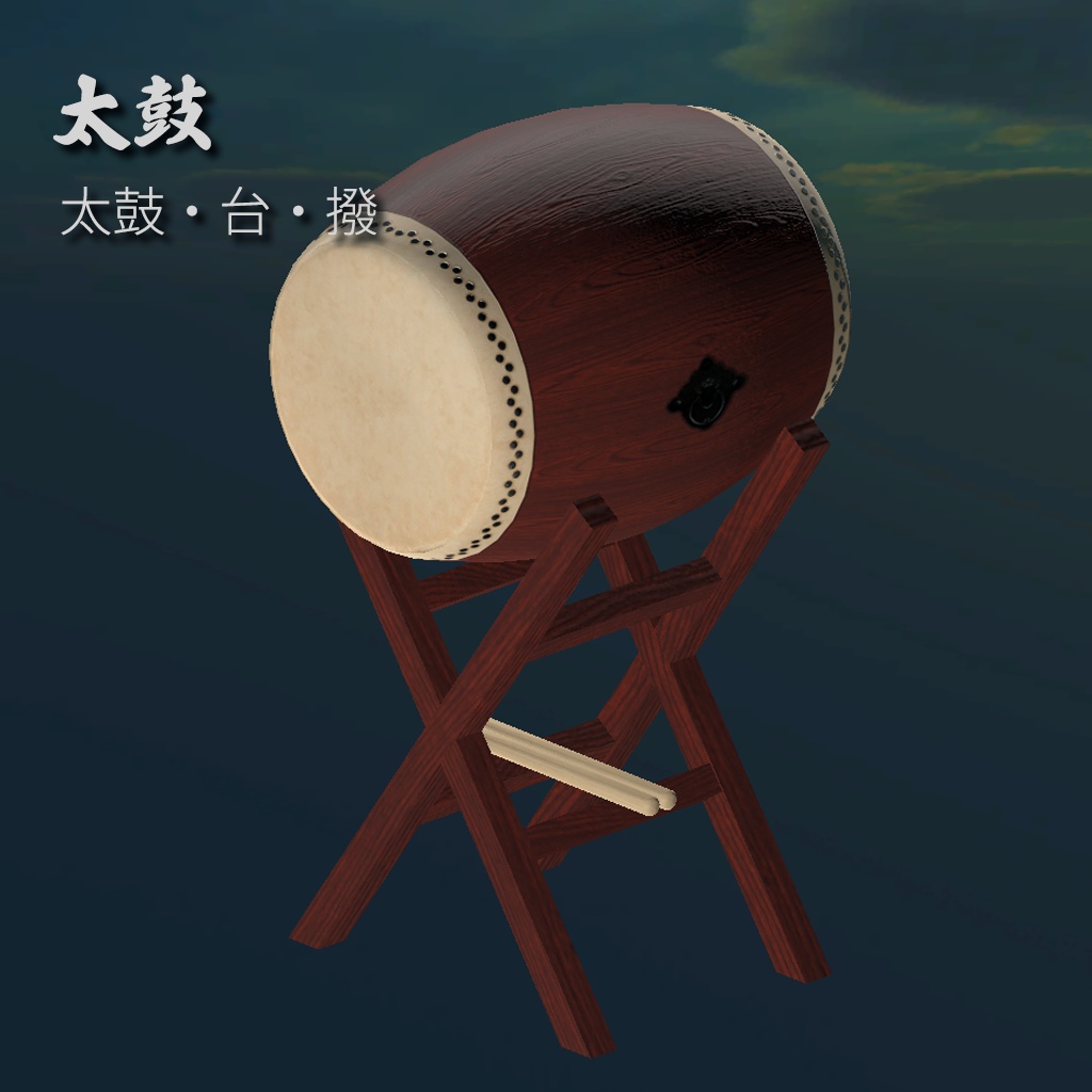 お祭り櫓セット<やぐらセット・太鼓・提灯>