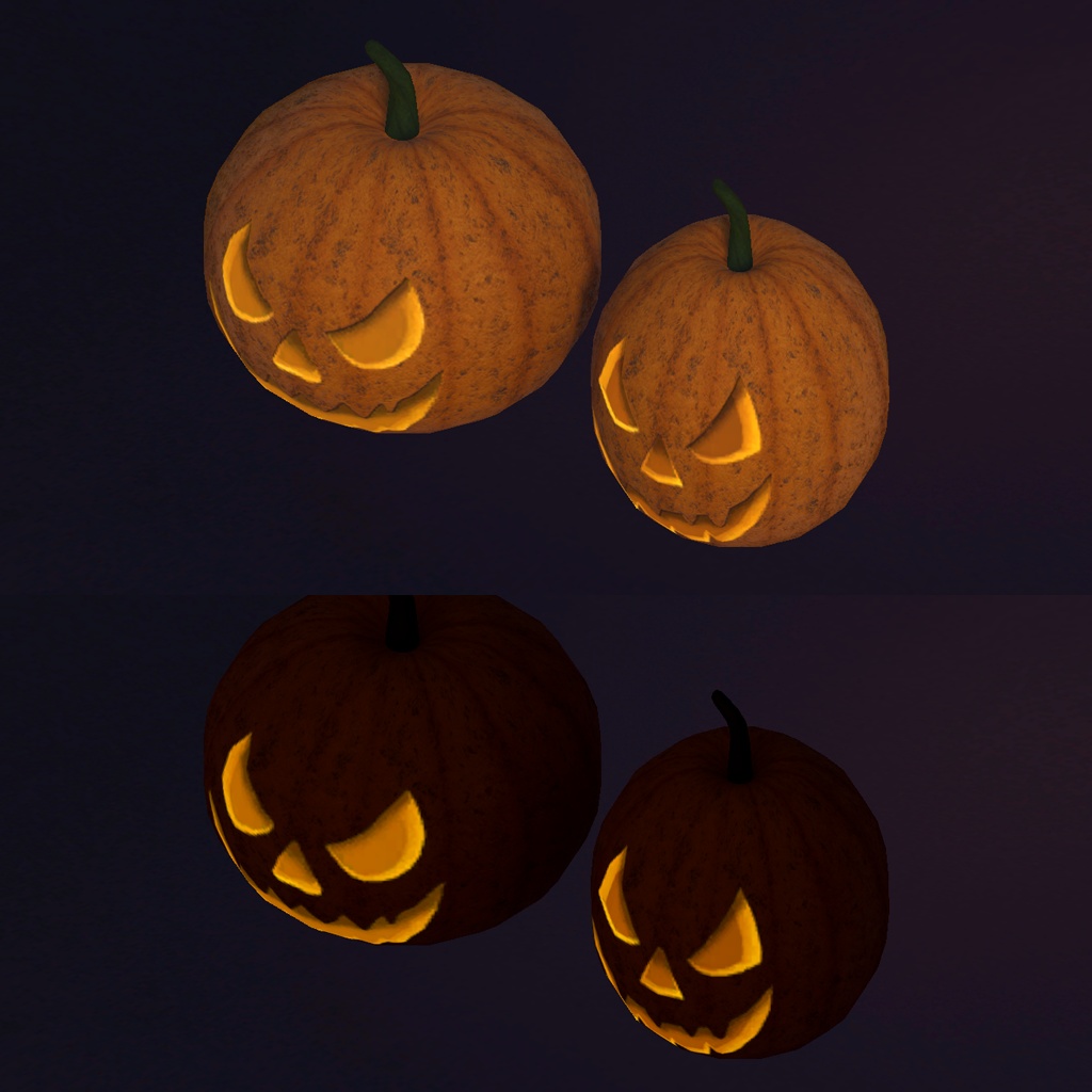 【¥0】光るジャックオーランタン Jack-o'-Lantern △824