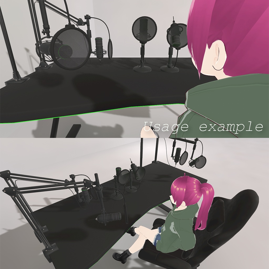 <Gaming Room Series>コンデンサー/配信マイク<カスタマイズOK>