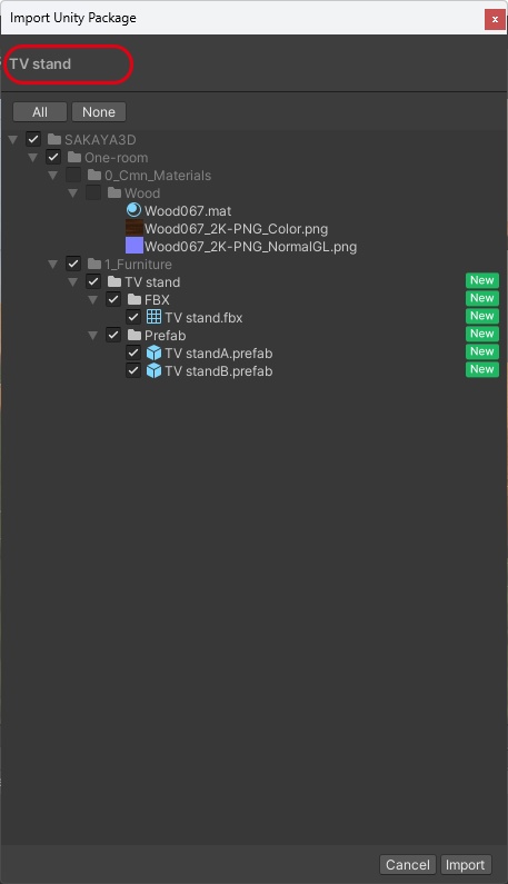 <One-Room>カスタムOK!マテリアル自由!ワンルームに ありそうな家具 その2(Blender/FBXデータ付あり)