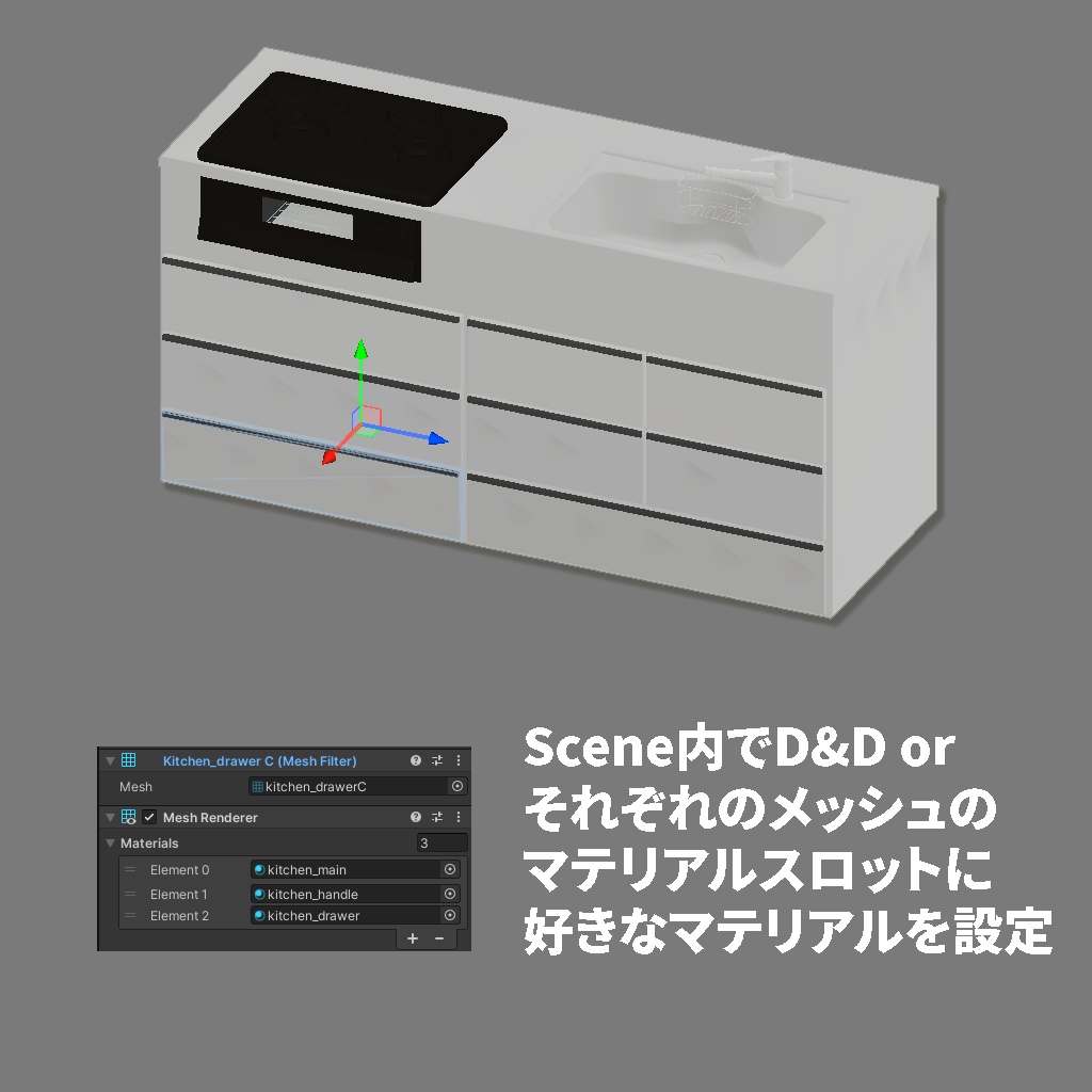 <Apartment>カスタムOK!マテリアル自由! 1Kアパート1室【Japanese-style Apartment room】