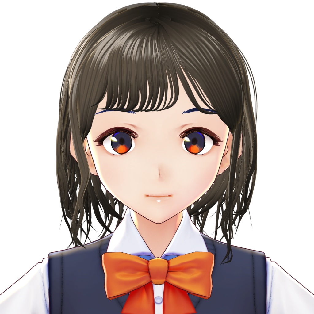 VRoid へアプリセット ショートウェーブヘア