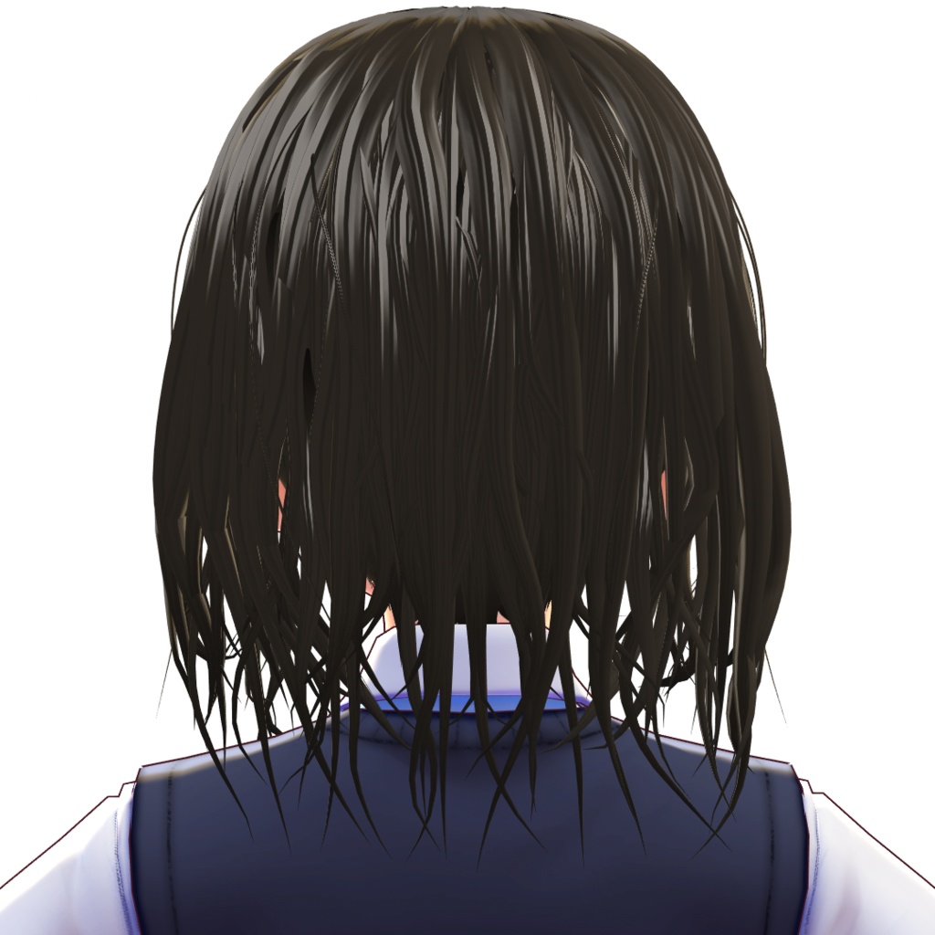 VRoid へアプリセット ショートウェーブヘア