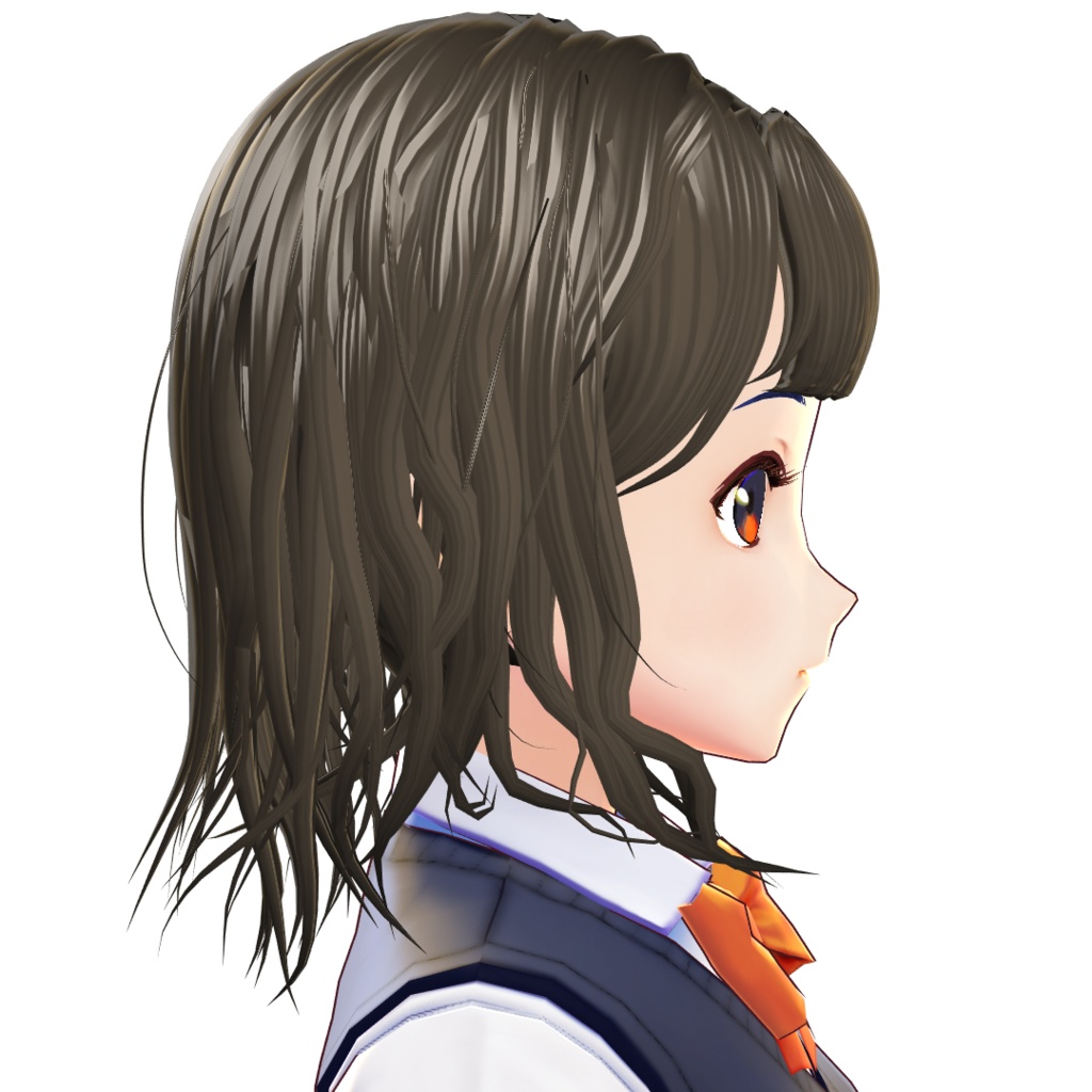 VRoid へアプリセット ショートウェーブヘア
